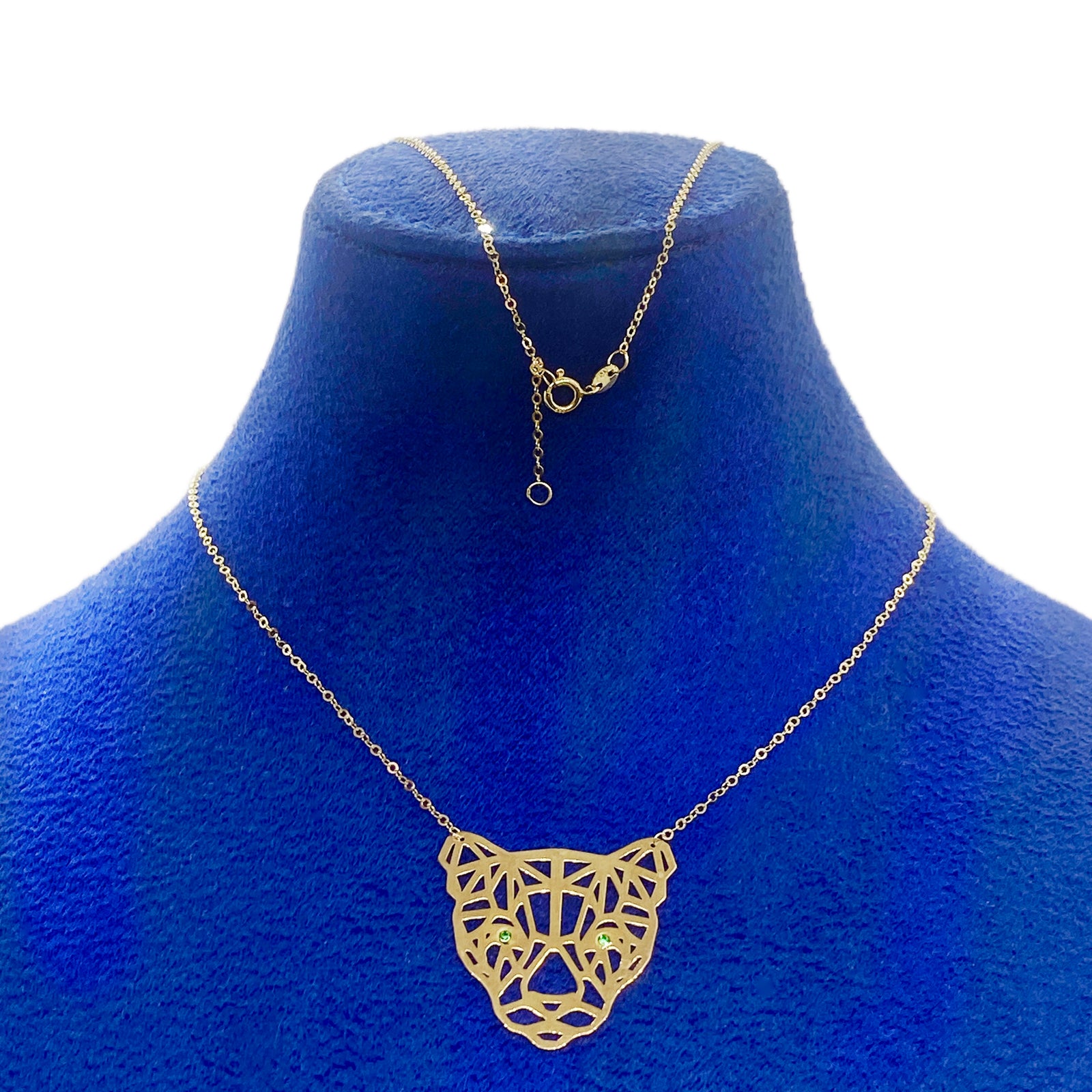 18K Real Gold Tiger Necklace - Necklaces - Embellish Gold