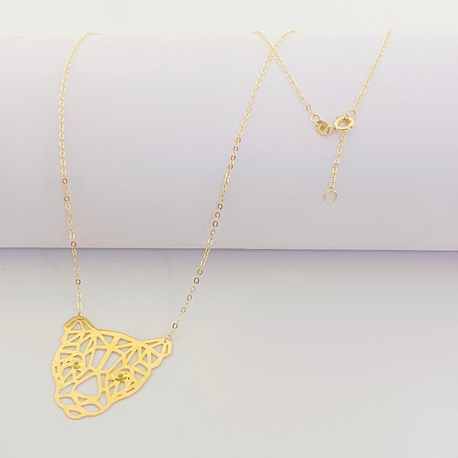 18K Real Gold Tiger Necklace - Necklaces - Embellish Gold