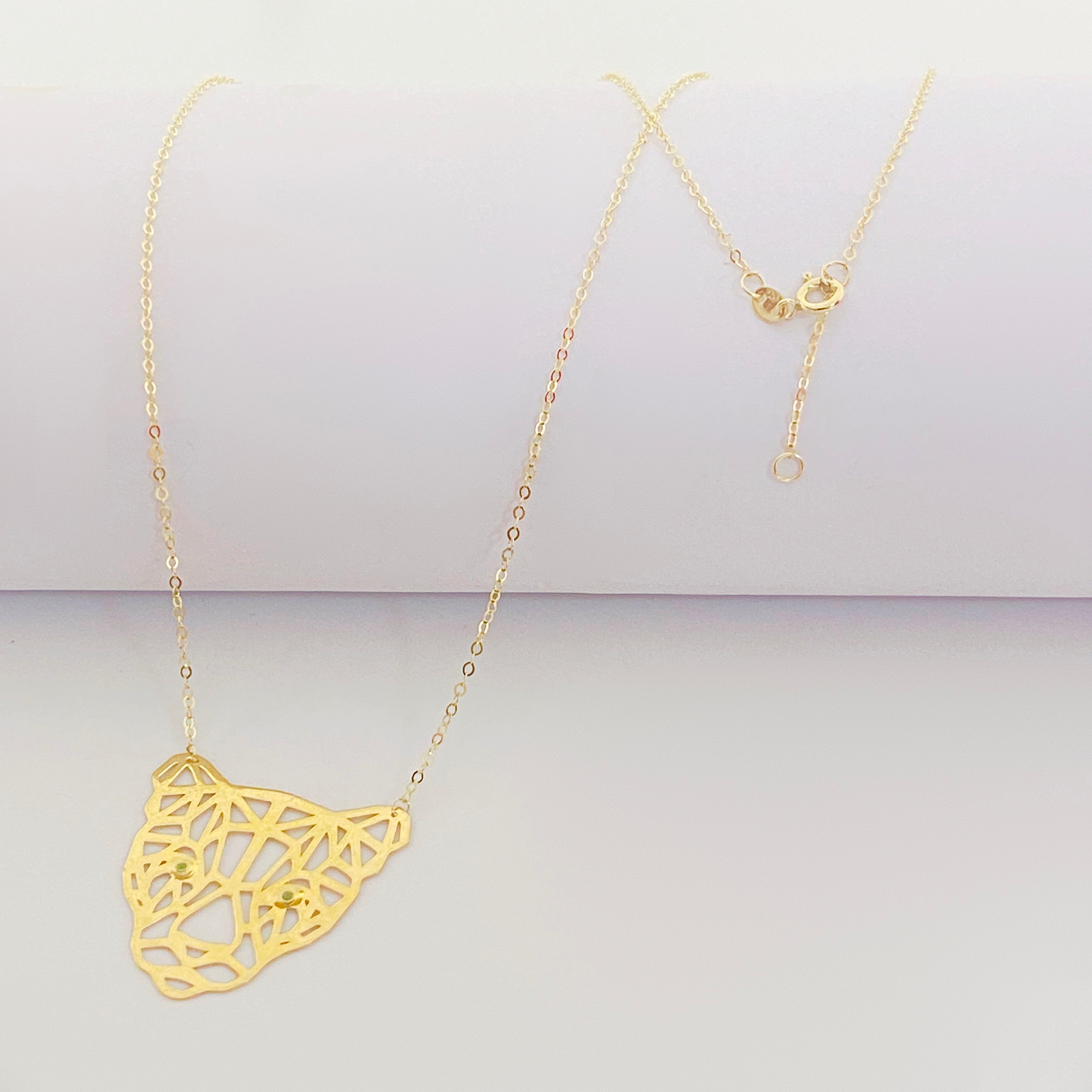 18K Real Gold Tiger Necklace - Embellish Gold
