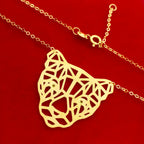 18K Real Gold Tiger Necklace - Embellish Gold