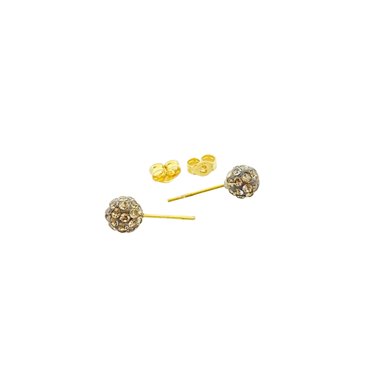 18k Gold Swarovski Multi Color Earrings - 18k Gold Earrings - Embellish Gold