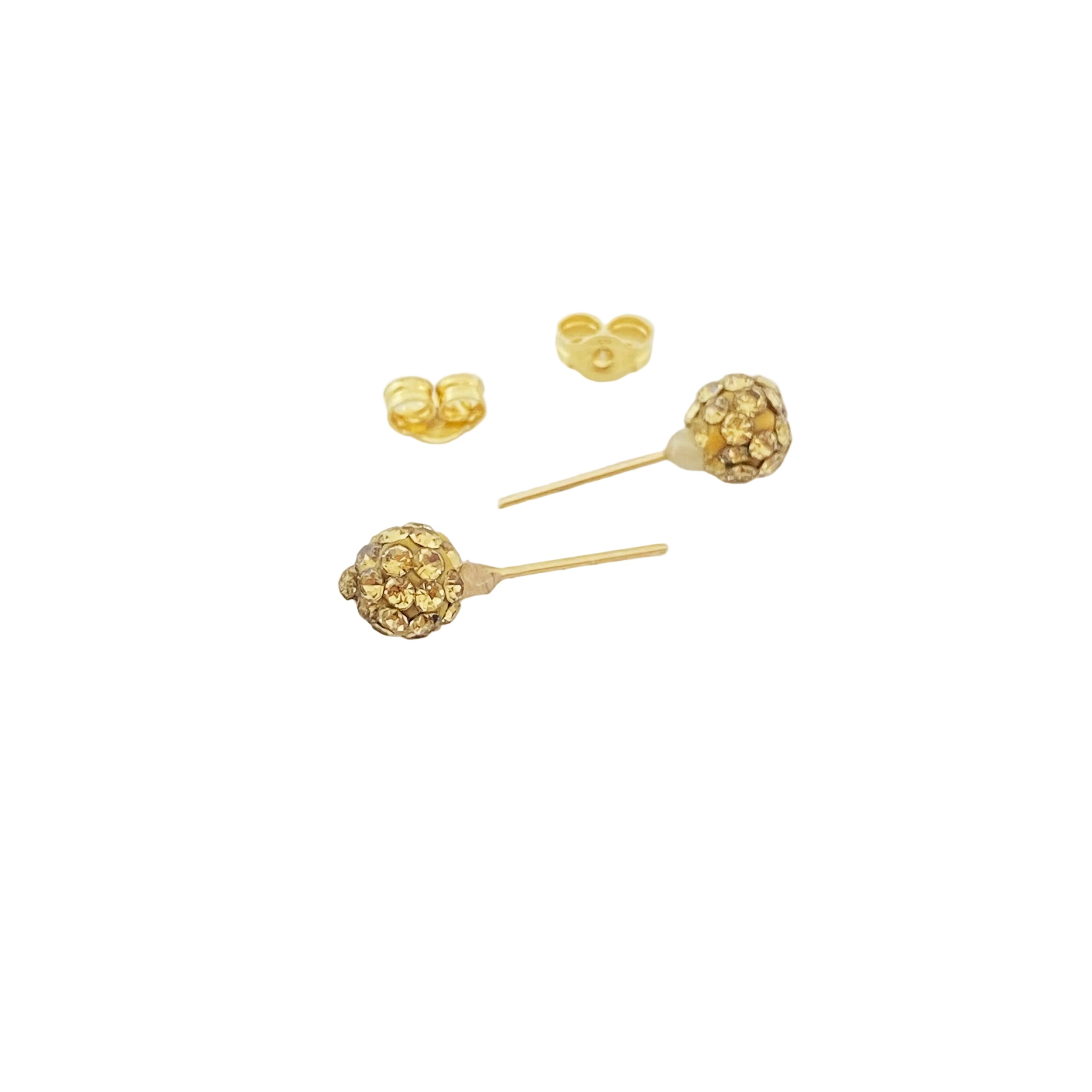 18k Gold Swarovski Multi Color Earrings - Embellish Gold