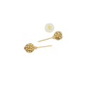 18k Gold Swarovski Multi color Studs Earrings - Embellish Gold
