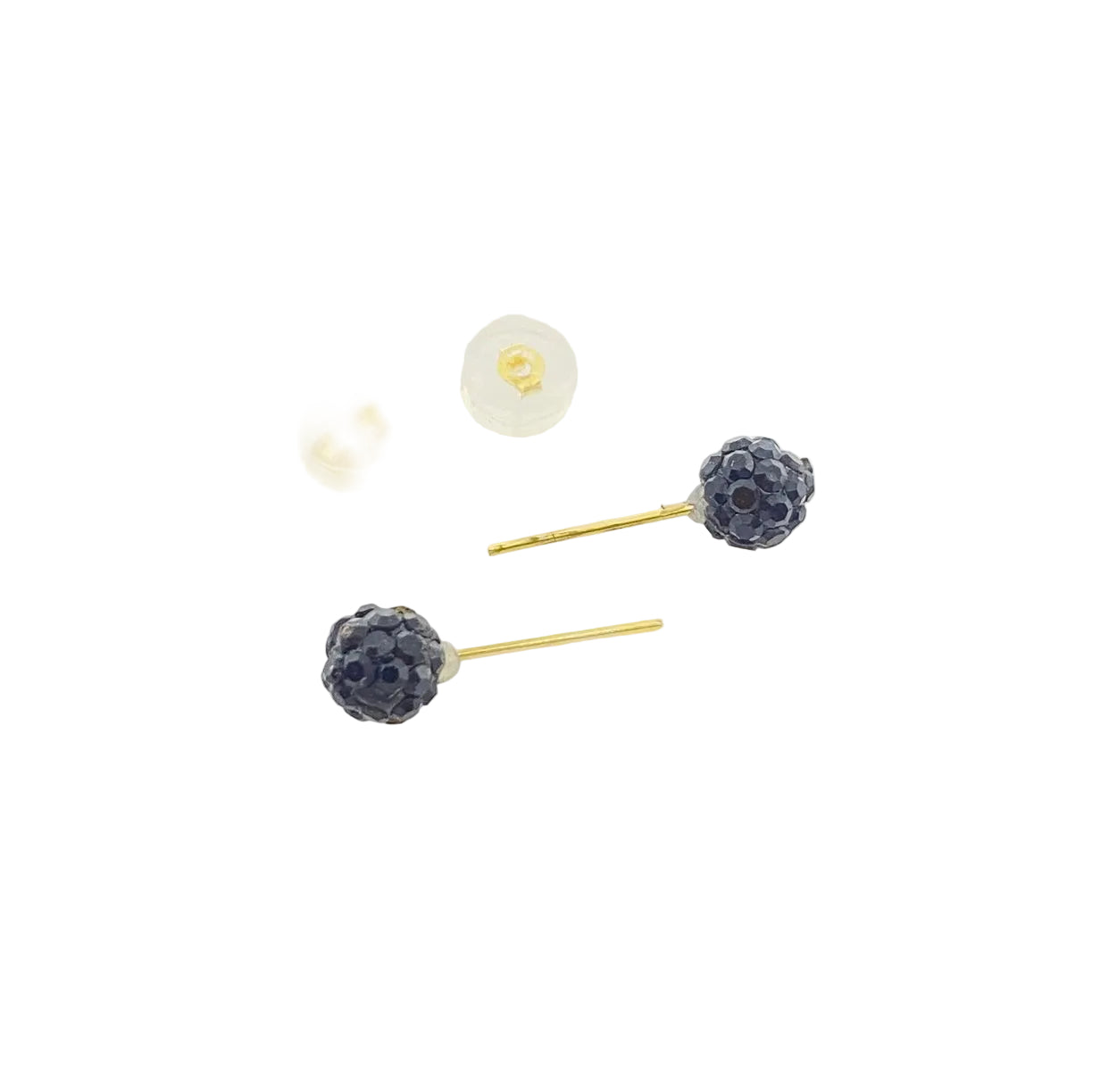 18k Gold Swarovski Multi color Studs Earrings - Embellish Gold