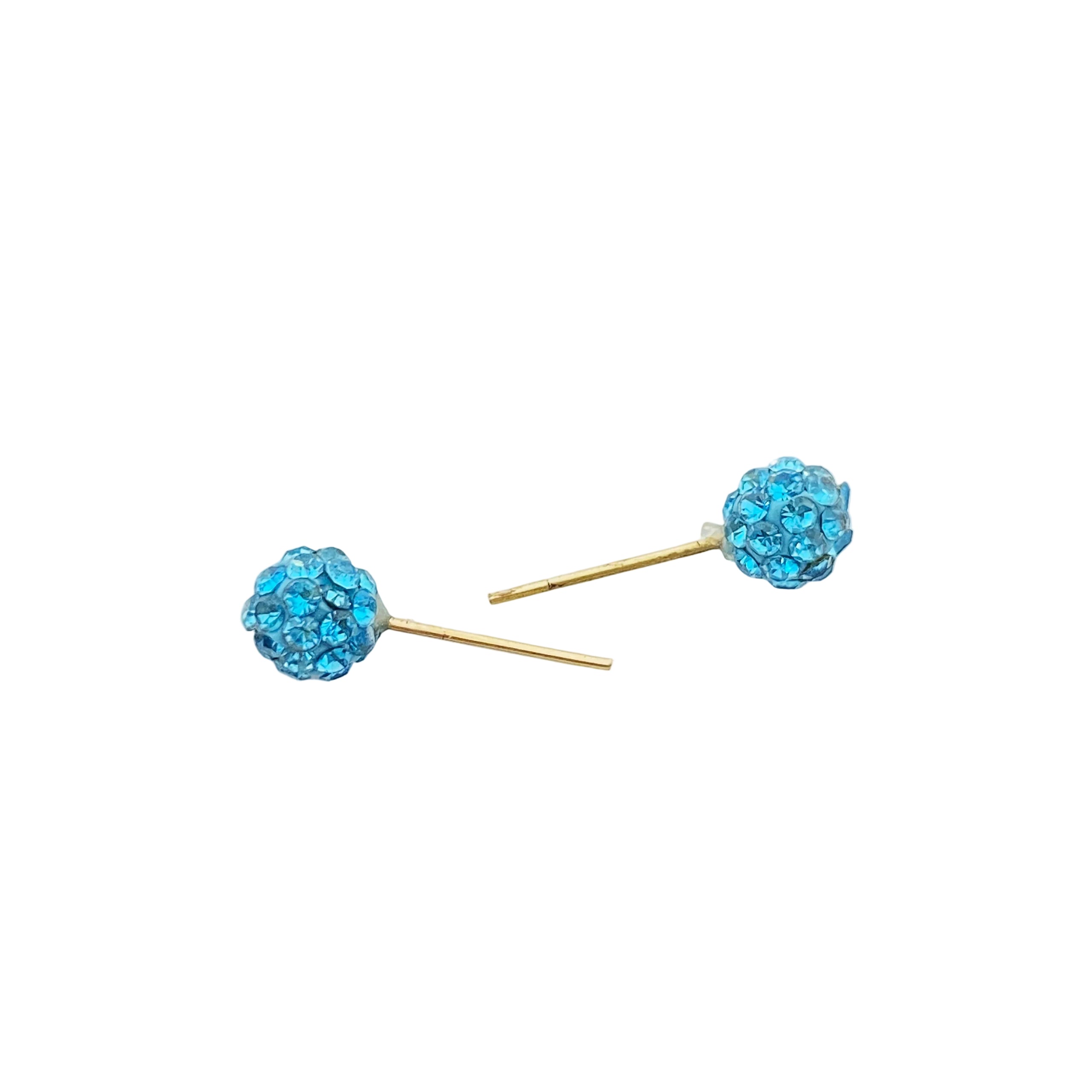 18k Gold Swarovski Multi color Studs Earrings - Embellish Gold