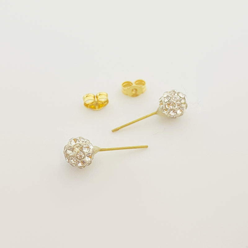 18k Gold Swarovski Multi Color Earrings - 18k Gold Earrings - Embellish Gold
