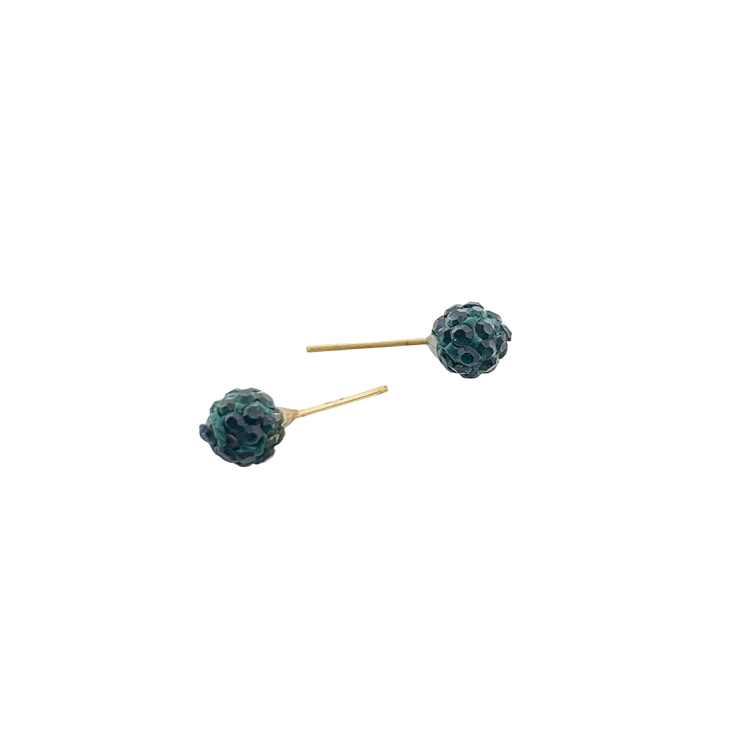 18k Gold Swarovski Multi color Studs Earrings - Embellish Gold