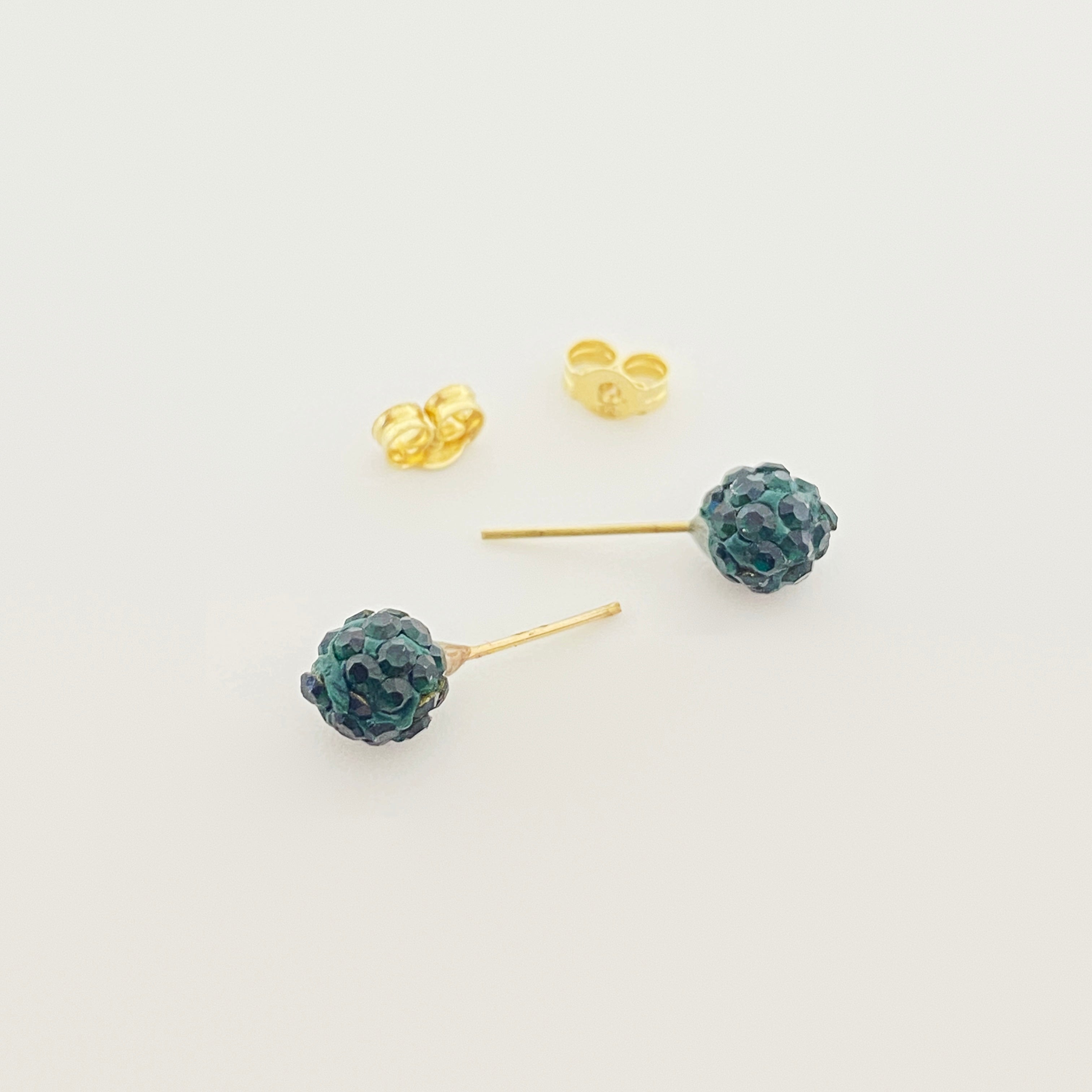 18k Gold Swarovski Multi Color Earrings - Embellish Gold