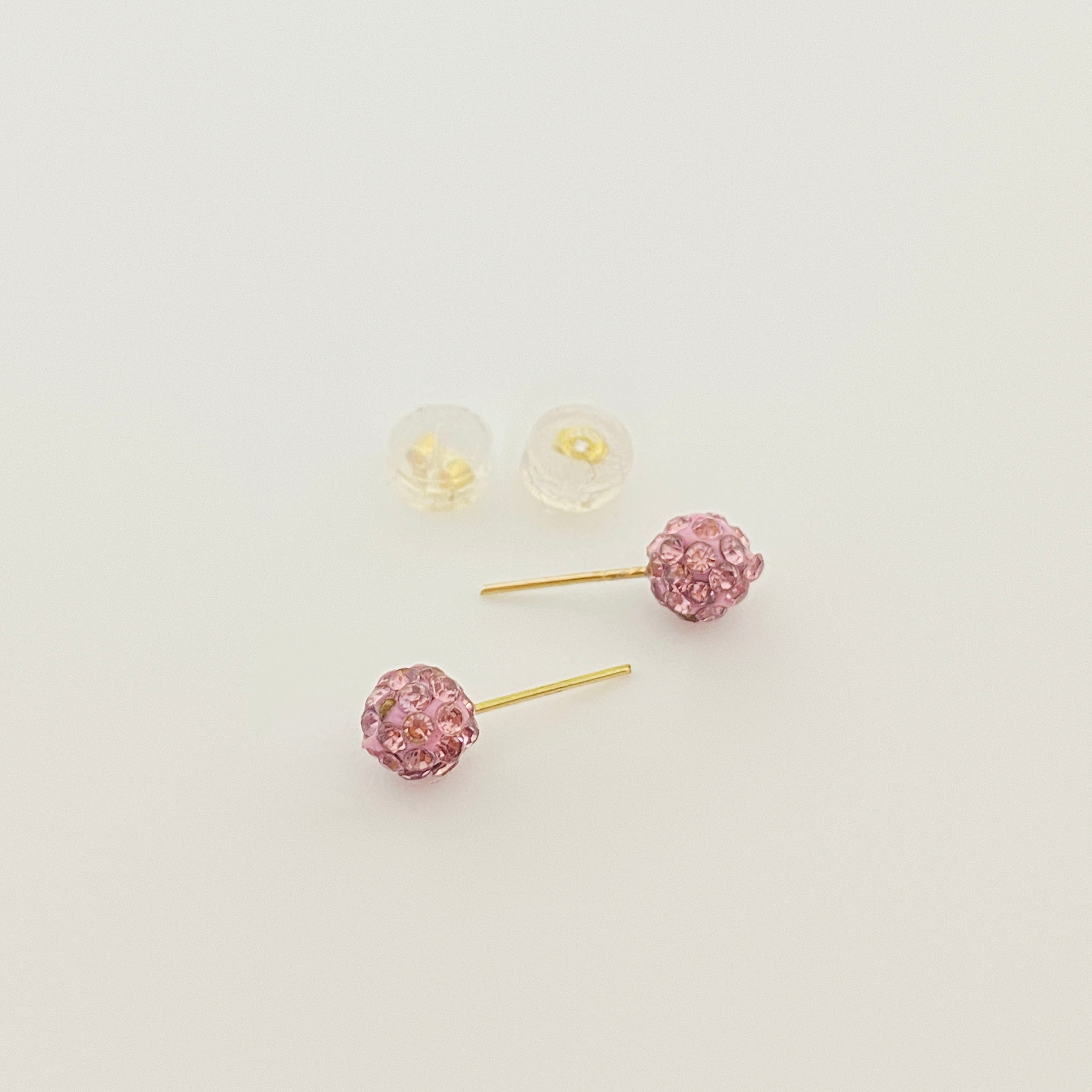 18k Gold Swarovski Multi color Studs Earrings - Embellish Gold