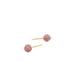 18k Gold Swarovski Multi color Studs Earrings - 18k Gold Earrings - Embellish Gold
