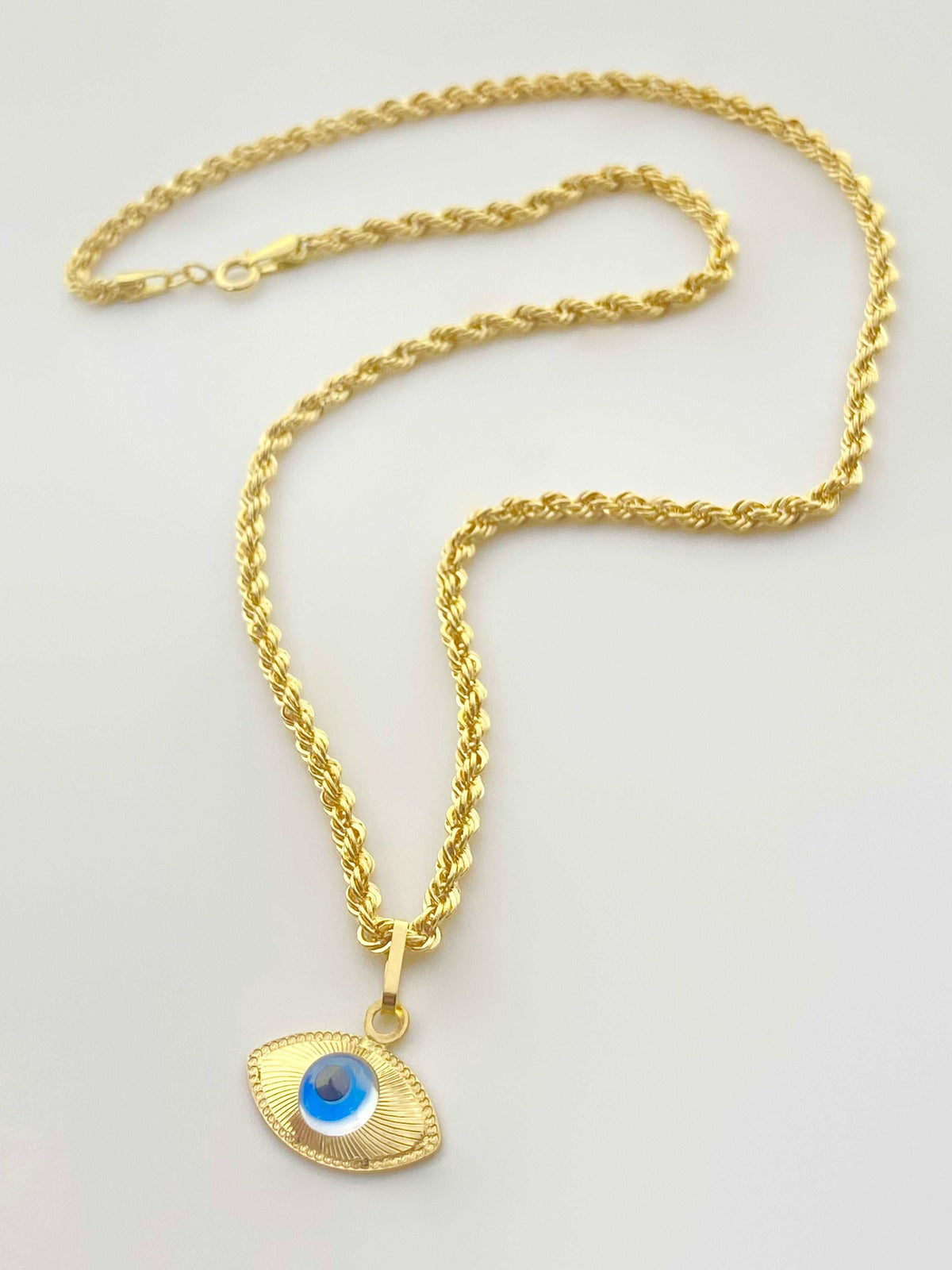 18k gold Evil Eye Necklace - Embellish Gold