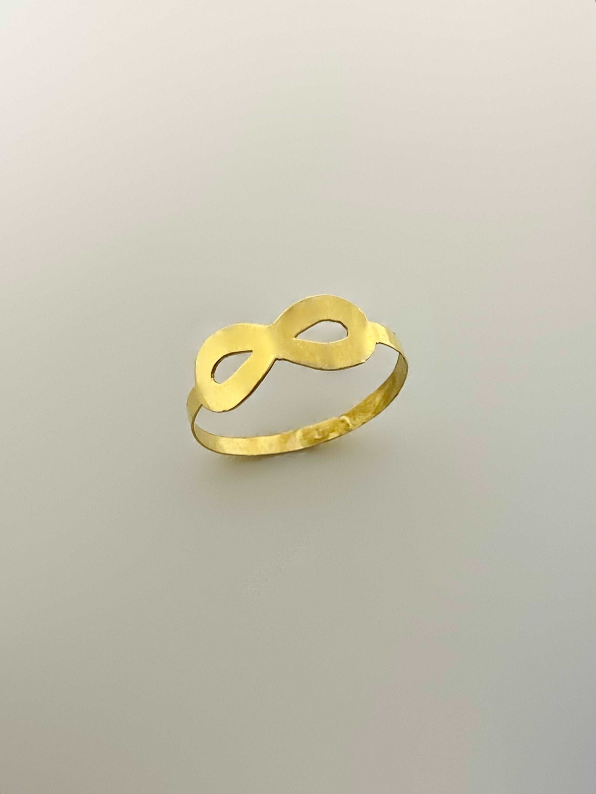 18K Real Gold Infinity Ring - Embellish Gold