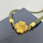 Flower Bracelet 18K Gold Pendant With 18K Gold Plated Chains - Embellish Gold