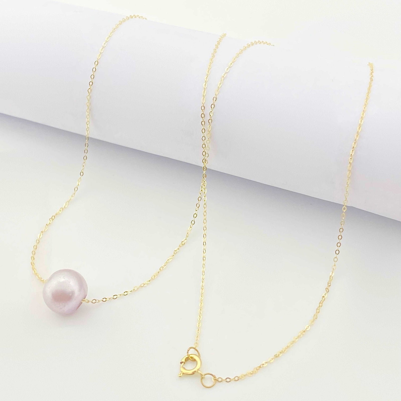 18K Gold Fresh Pearl Necklace - Necklaces - Embellish Gold