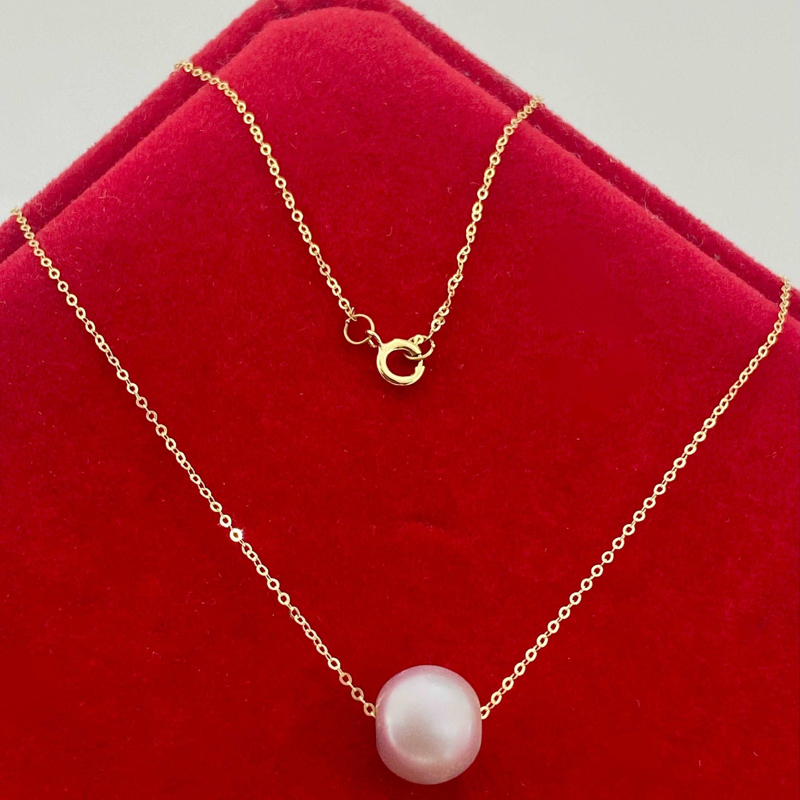 18K Gold Fresh Pearl Necklace - Necklaces - Embellish Gold