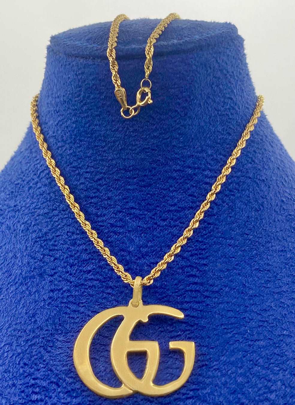 18K Real Gold Cg Necklace - Embellish Gold