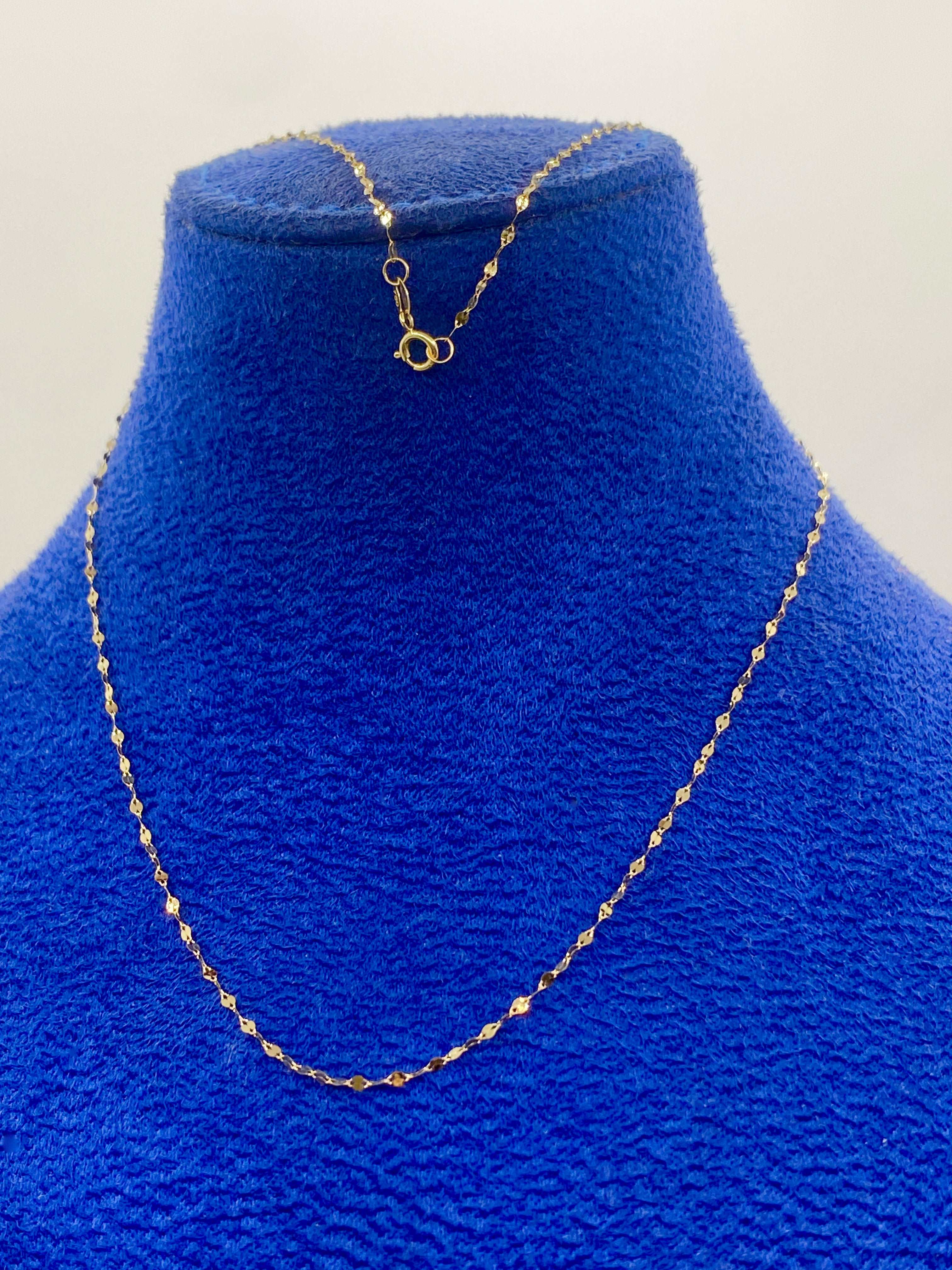 Gold Necklace with Stunning Embellished Pendant