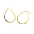 18k Gold Maze Loop Earrings - Embellish Gold