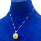 18K Real Gold Yellow Gold Pearl Necklace - Embellish Gold