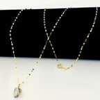 18K Real Gold Acrylic Stone Necklace 2 - Embellish Gold