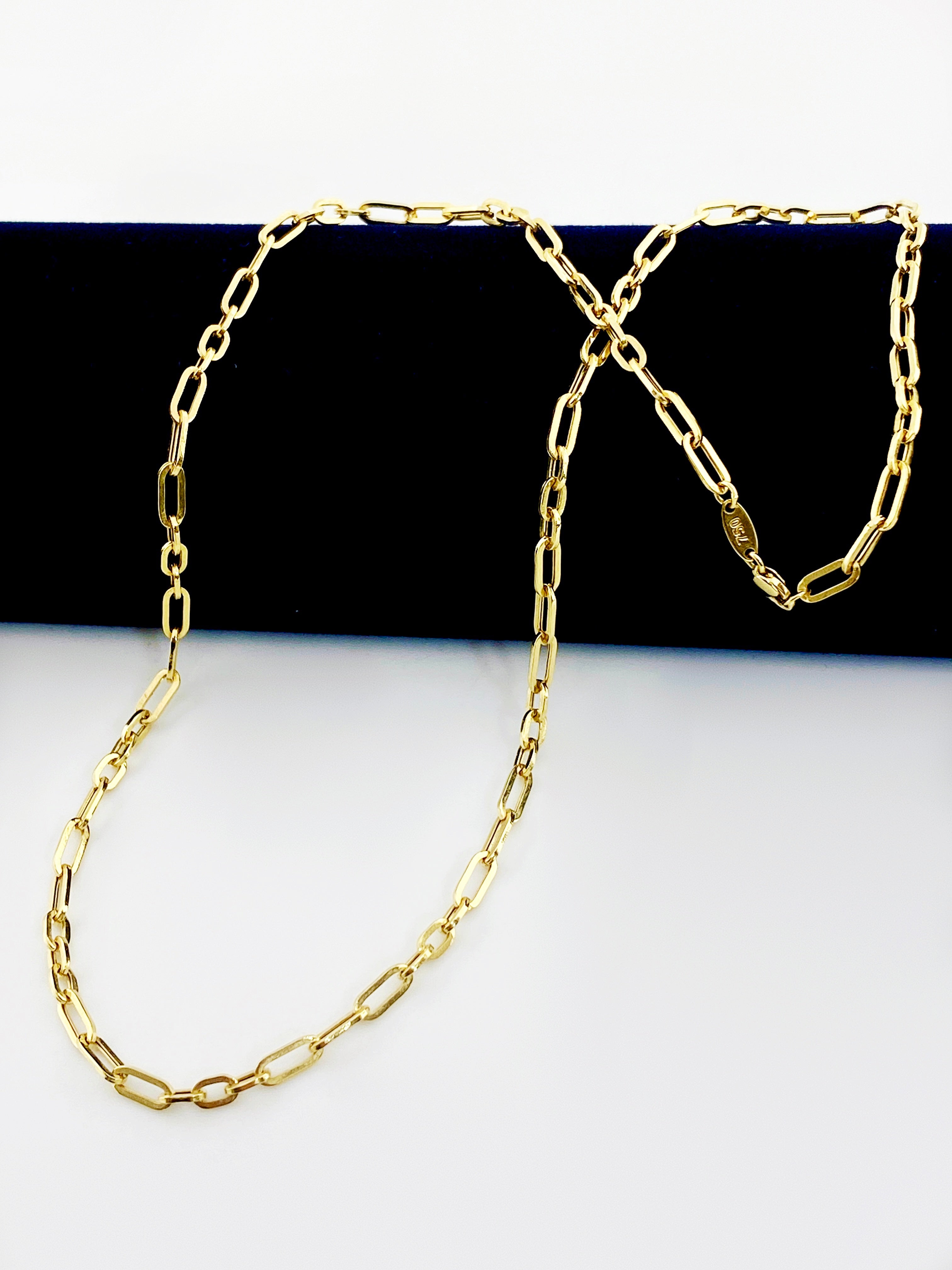 18K Real Gold Clip Chain 1 - Embellish Gold