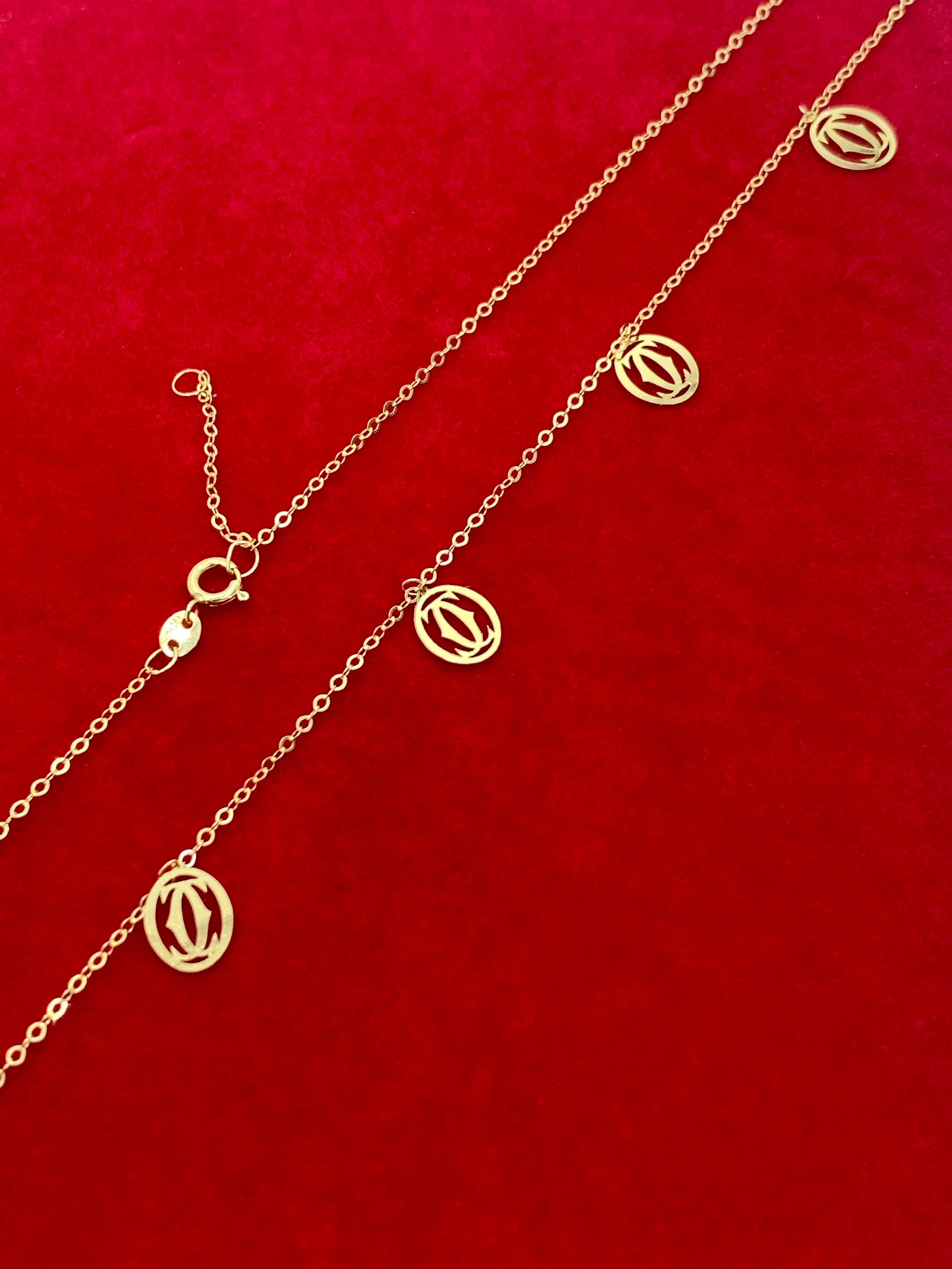 18K Real Gold Versatile 7 Pendant Necklace - Embellish Gold