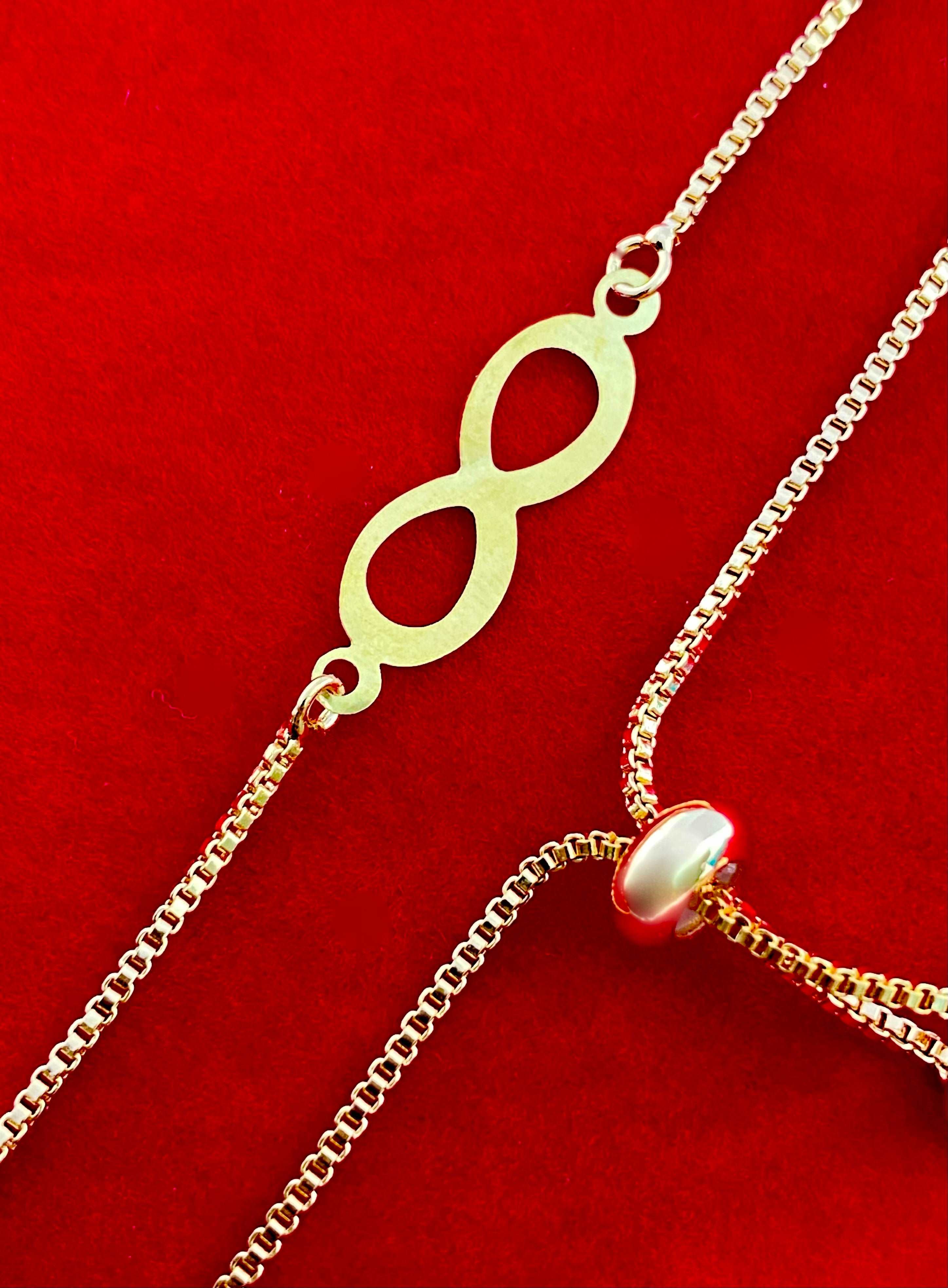 18K Real Gold Pendant With Thread Adjustable Chains Gold Plated - Embellish Gold