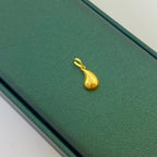 18k Gold Droplet Pendant