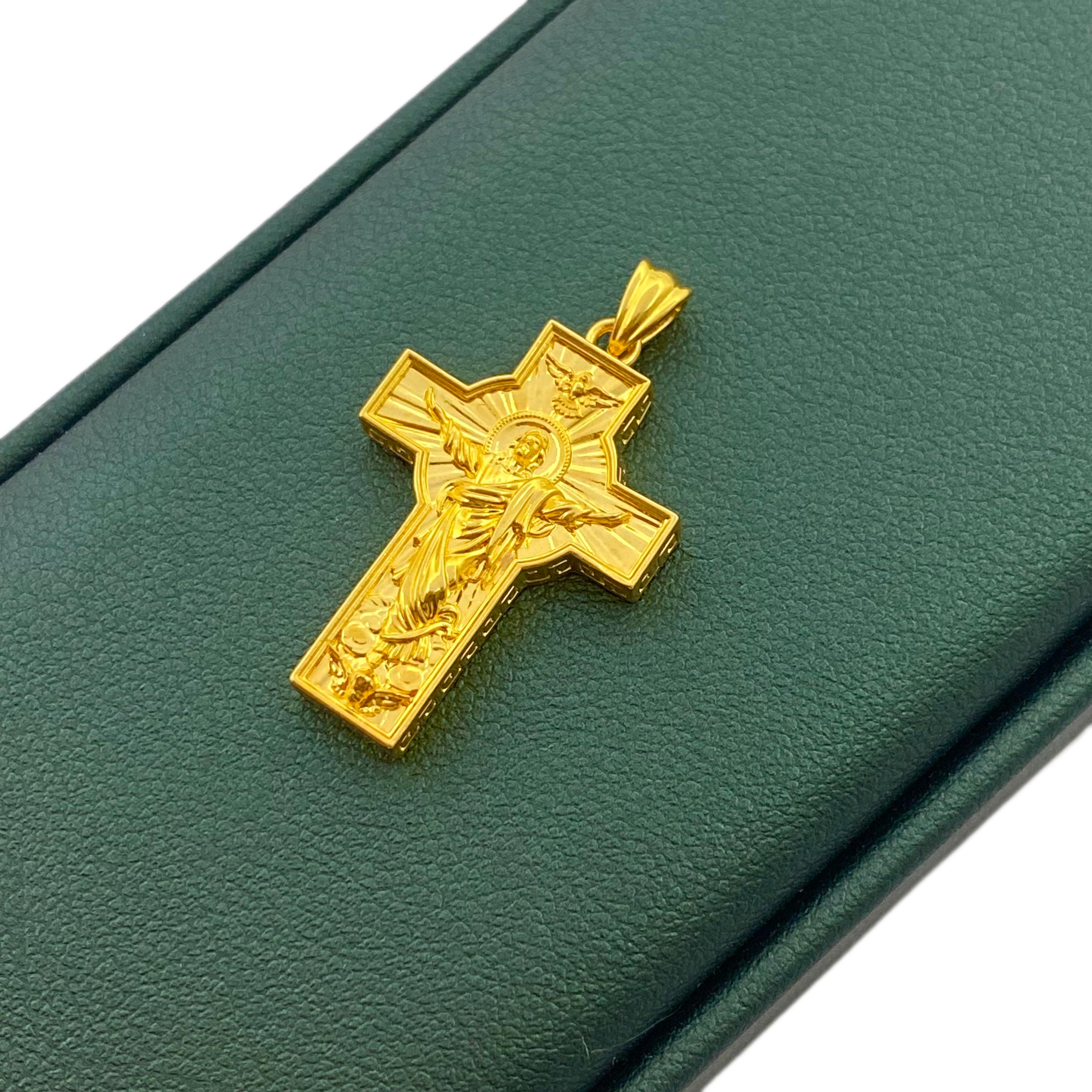 18k Gold Symbol of Belief Pendant