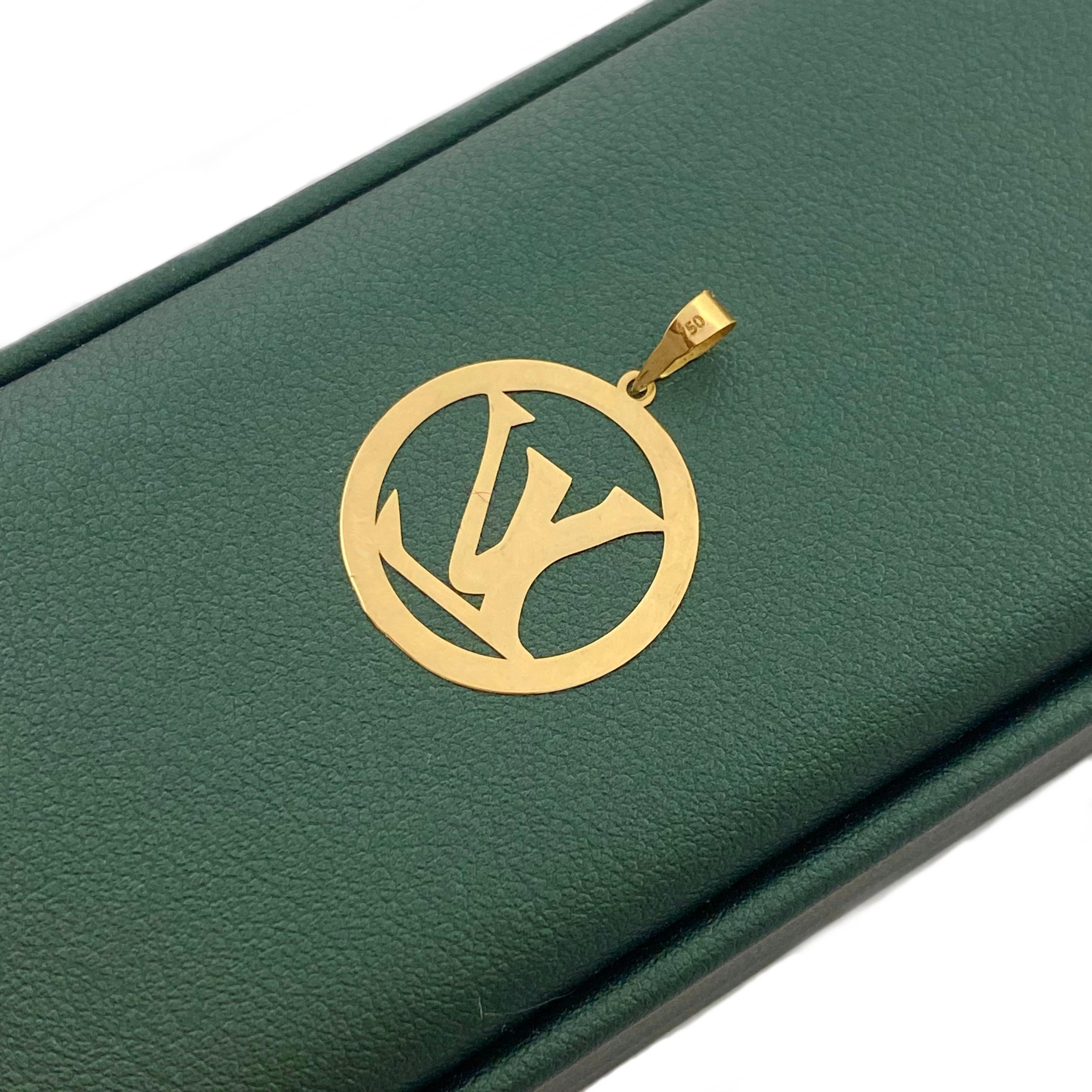 18k Gold Symbol of Love Pendant