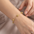 18k Gold Swarovski Bracelet