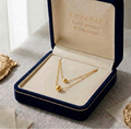 18k Gold Double Layer Ball Necklace