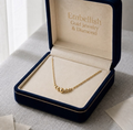 18k Gold Ball Rope Chain Necklace