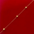 18K Real Gold 10 Balls Necklace - Embellish Gold