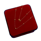 18K Real Gold 10 Balls Necklace - Embellish Gold