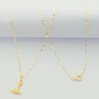 18K Real Gold Tif Necklace - Embellish Gold