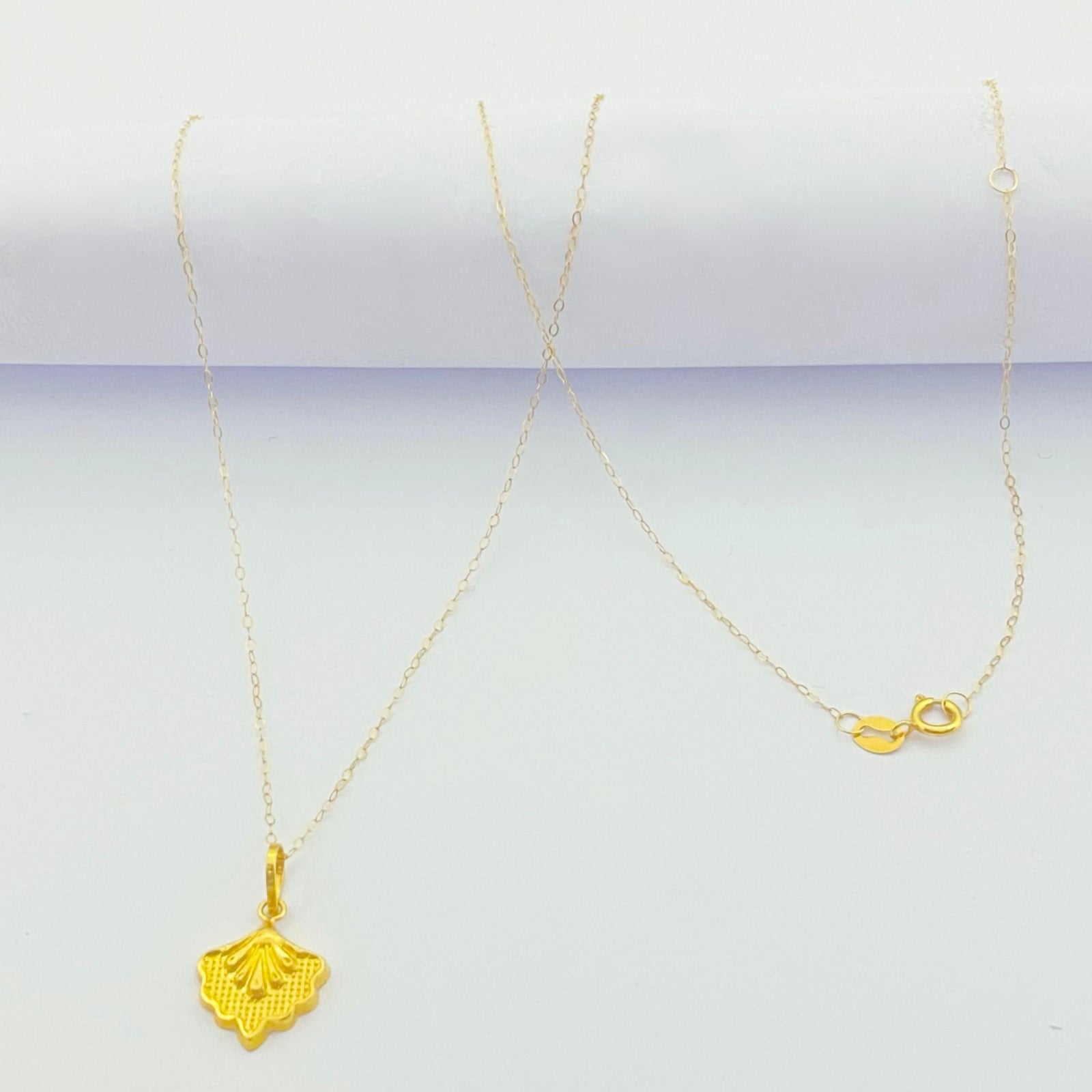 18K Real Gold Peacock Necklace - Festive Collection - Embellish Gold