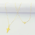 18K Real Gold Jesus Necklace - Embellish Gold