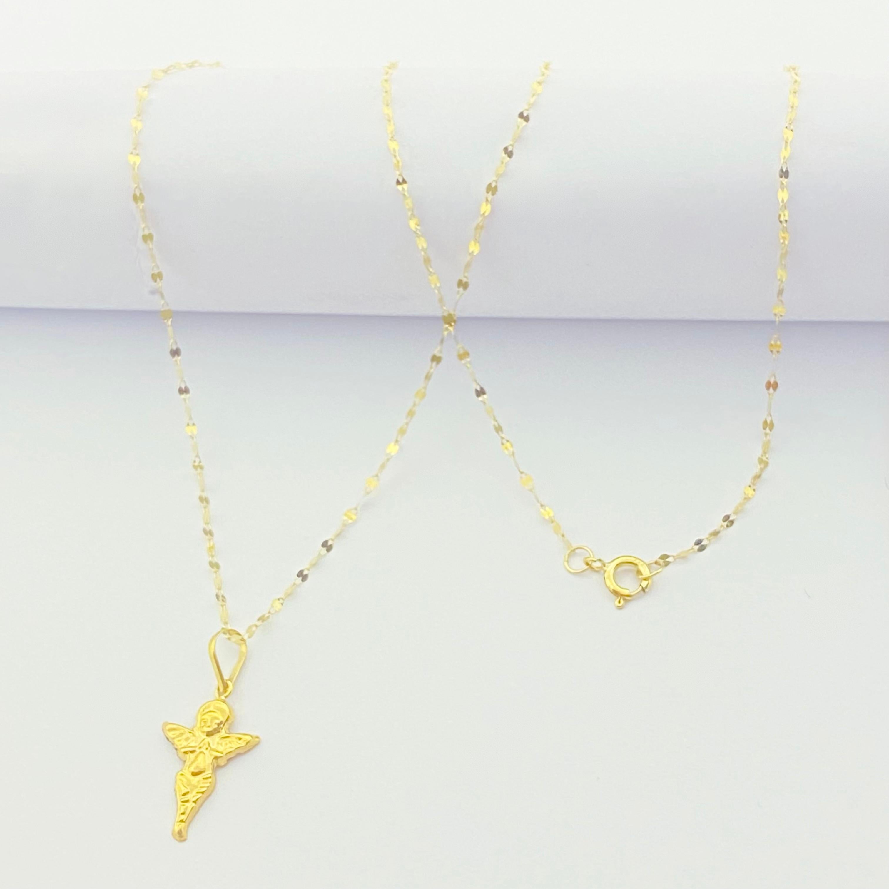 18K Real Gold Jesus Necklace - Embellish Gold