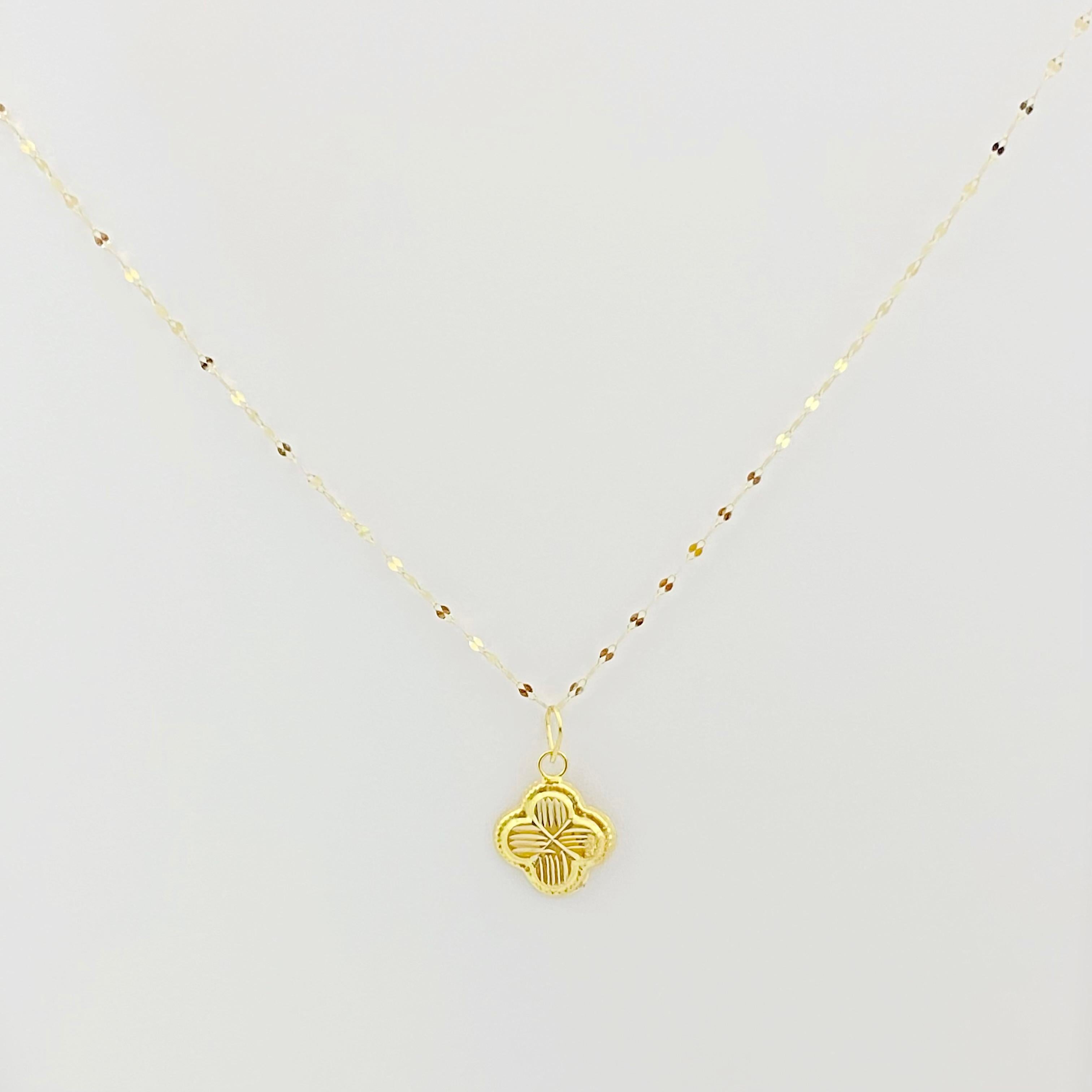 18K Real Gold VC Necklace And Earring Set - Embellish Gold