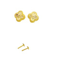 18K Real Gold VC Earrings - Embellish Gold