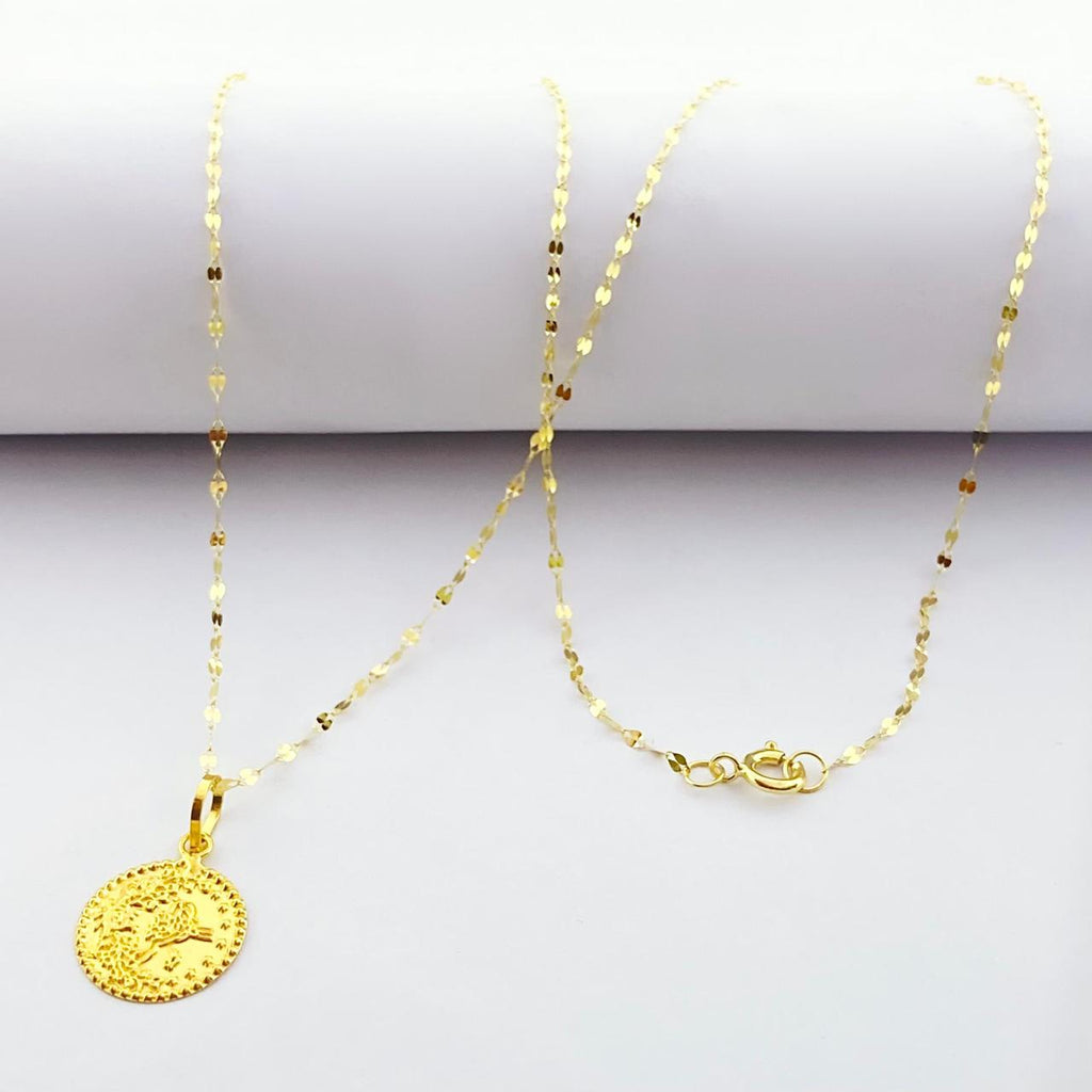 18K Real Gold  Life of Tree Necklace - Embellish Gold