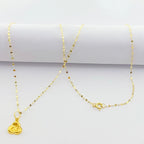 18K Real Gold Love Knot Necklace - Embellish Gold