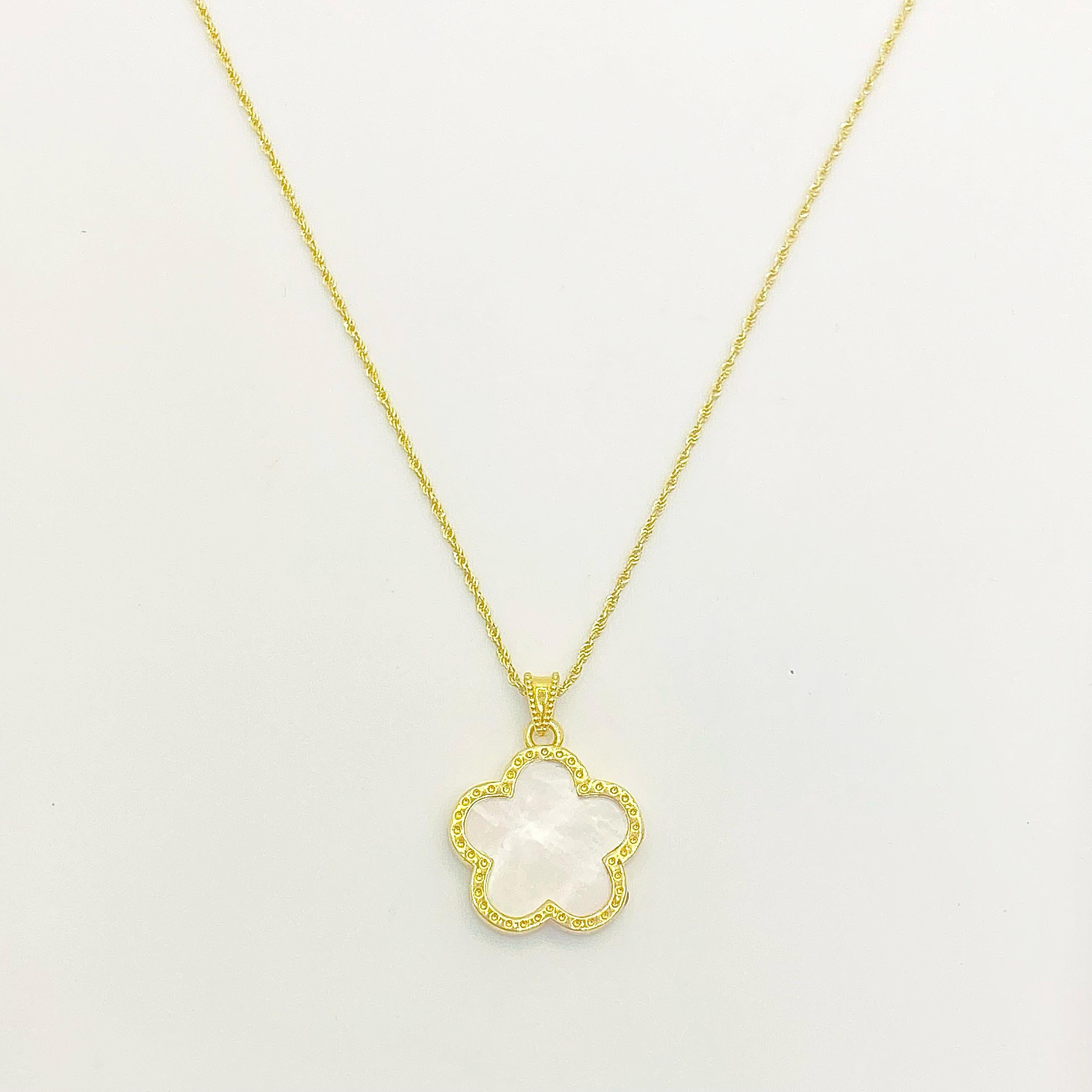 White Star Necklace - Embellish Gold