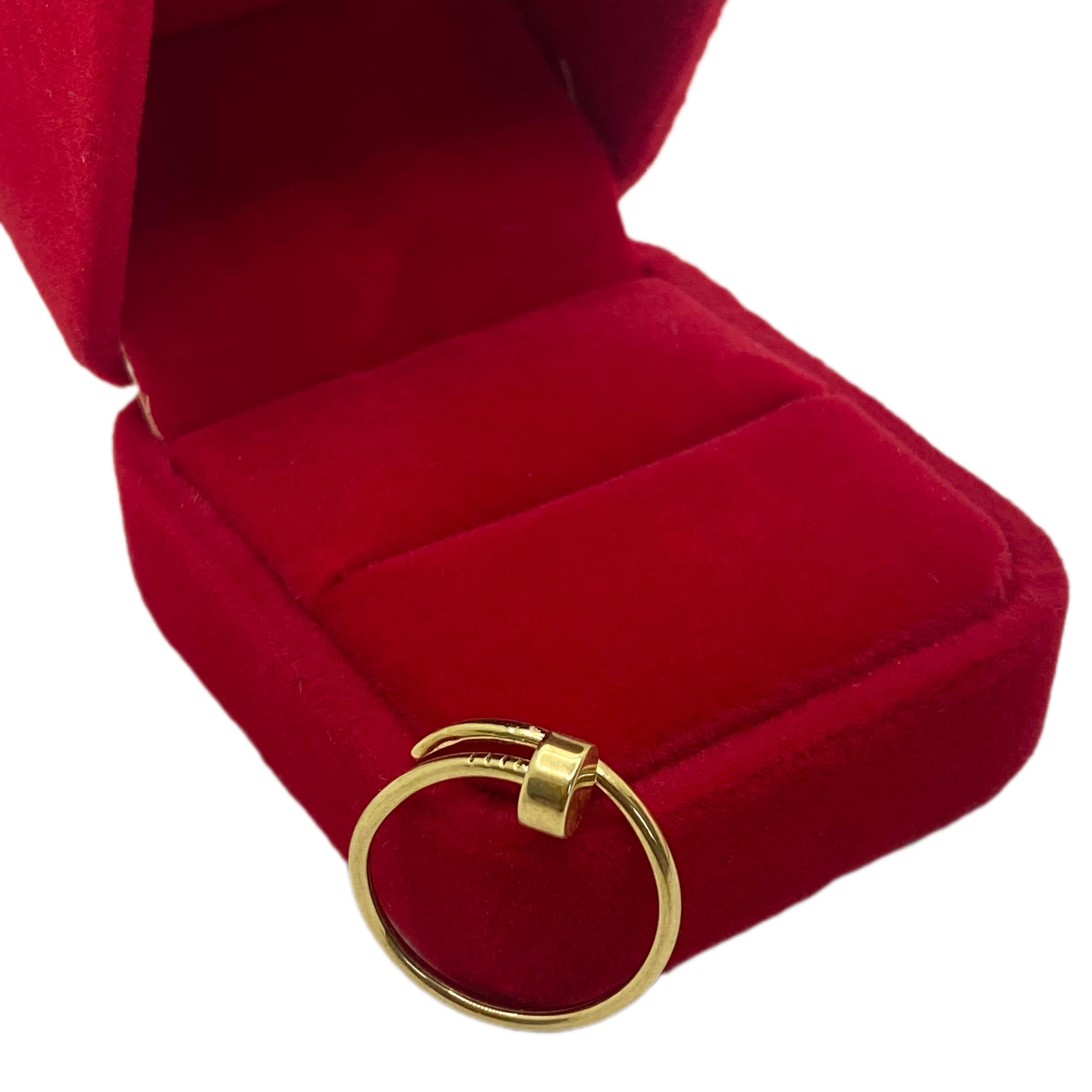 18k Gold Nail Ring