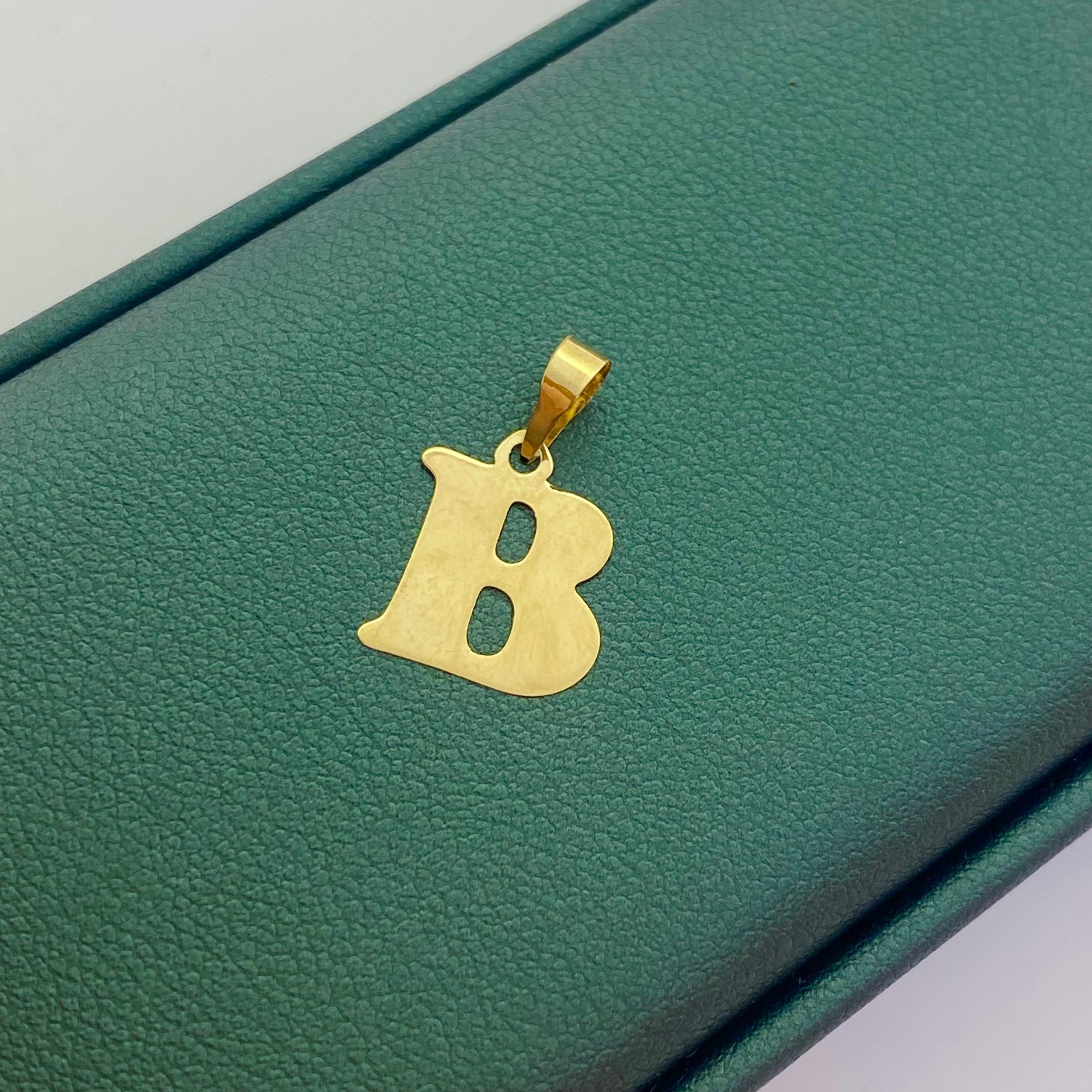 18k Gold Alphabet Pendants