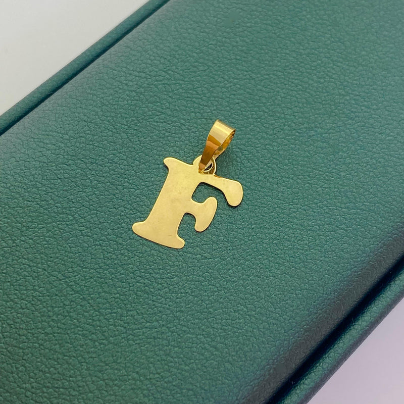 18k Gold Alphabet Pendants - Best Seller - Embellish Gold
