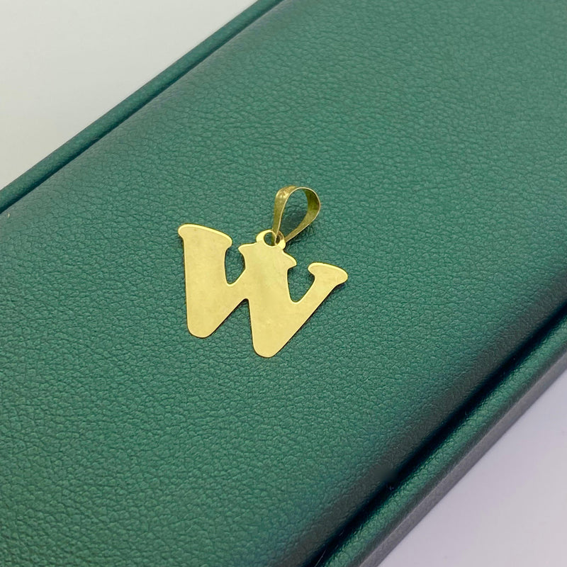 18k Gold Alphabet Pendants - Best Seller - Embellish Gold