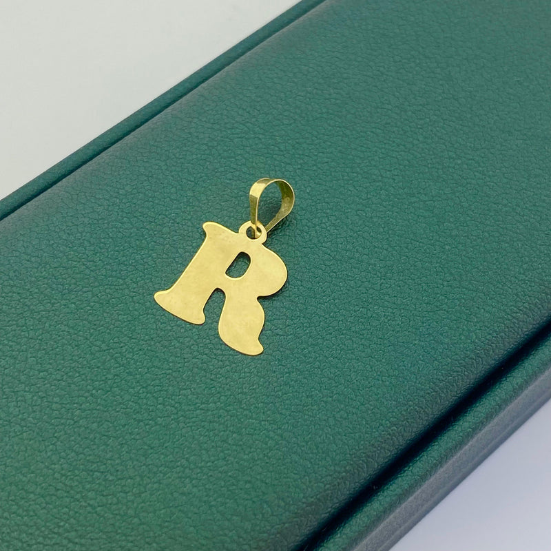 18k Gold Alphabet Pendants - Best Seller - Embellish Gold
