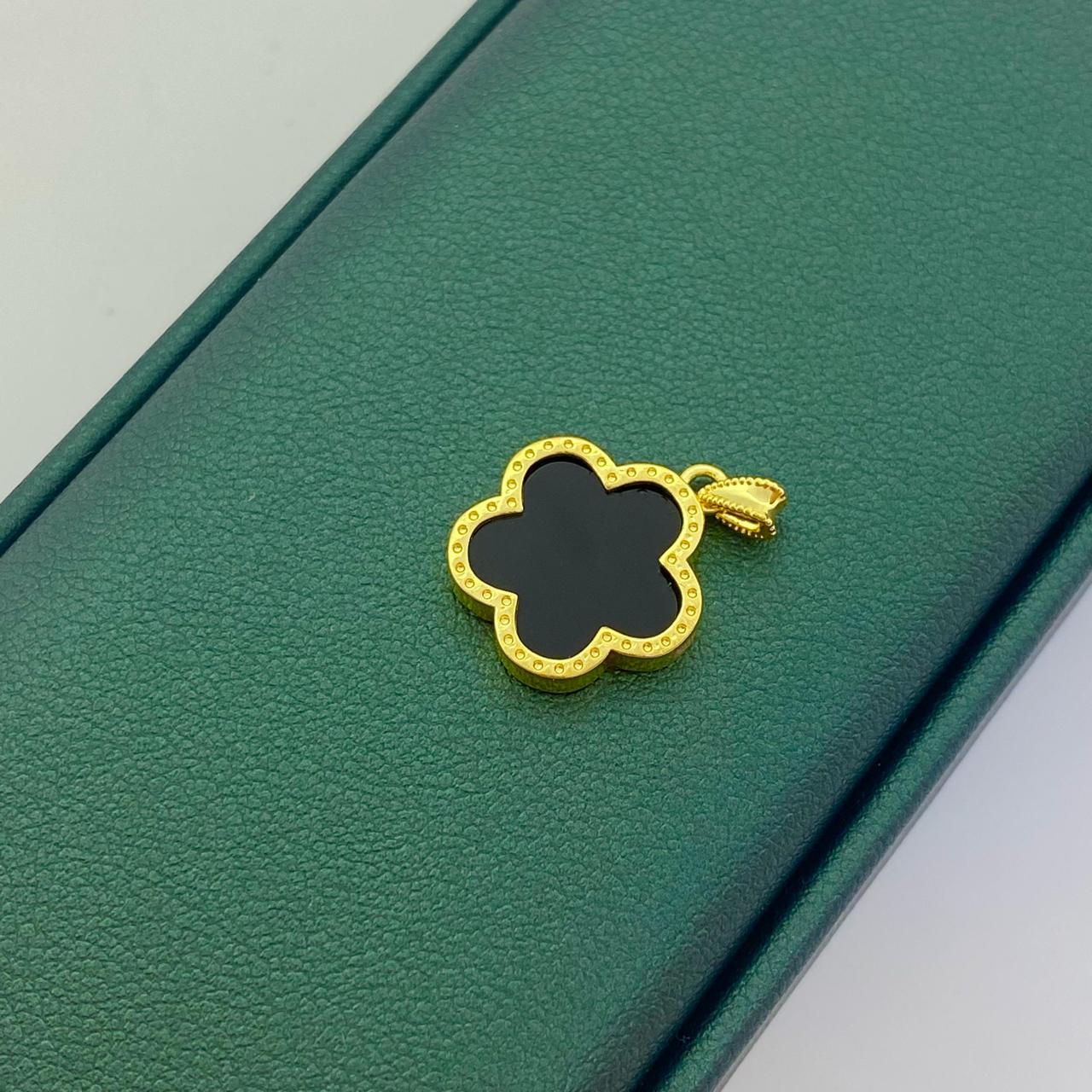 18k Gold 5 Start Pendant